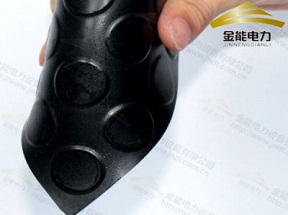 圓凸點(diǎn)防滑絕緣橡膠墊，